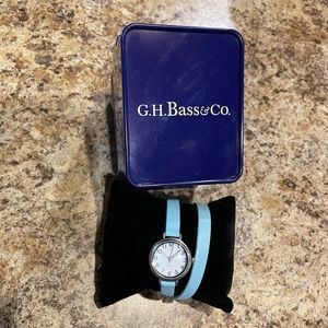 Double band wrist watch